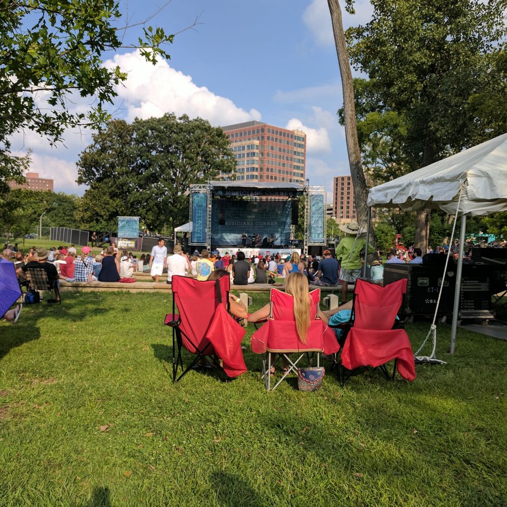 This is taken from the back of the concert grounds. Look how close you are to the stage! Bring a blanket or some chairs and chill!! This is taken from the back of the concert grounds. Look how close you are to the stage! Bring a blanket or some chairs and chill!!