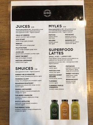 Menu photo 1 Town Center Cold Pressed - Ghent Norfolk, VA