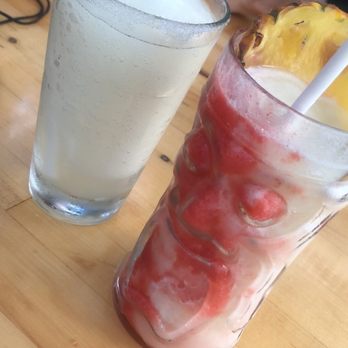 Down the Hatch Maui - Margarita on the left, lava flow on the right. - Seafood Near Me - Lahaina, Hawaii Down the Hatch Maui - Margarita on the left, lava flow on the right. - Seafood Near Me - Lahaina, Hawaii