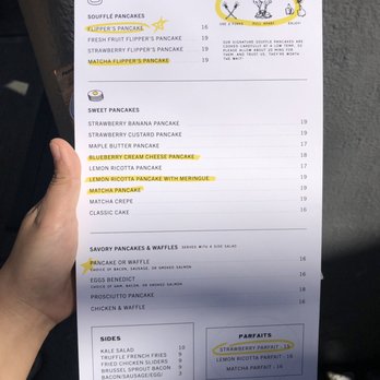 Flipper’s - Menu - Pancakes Near Me - New York, New York