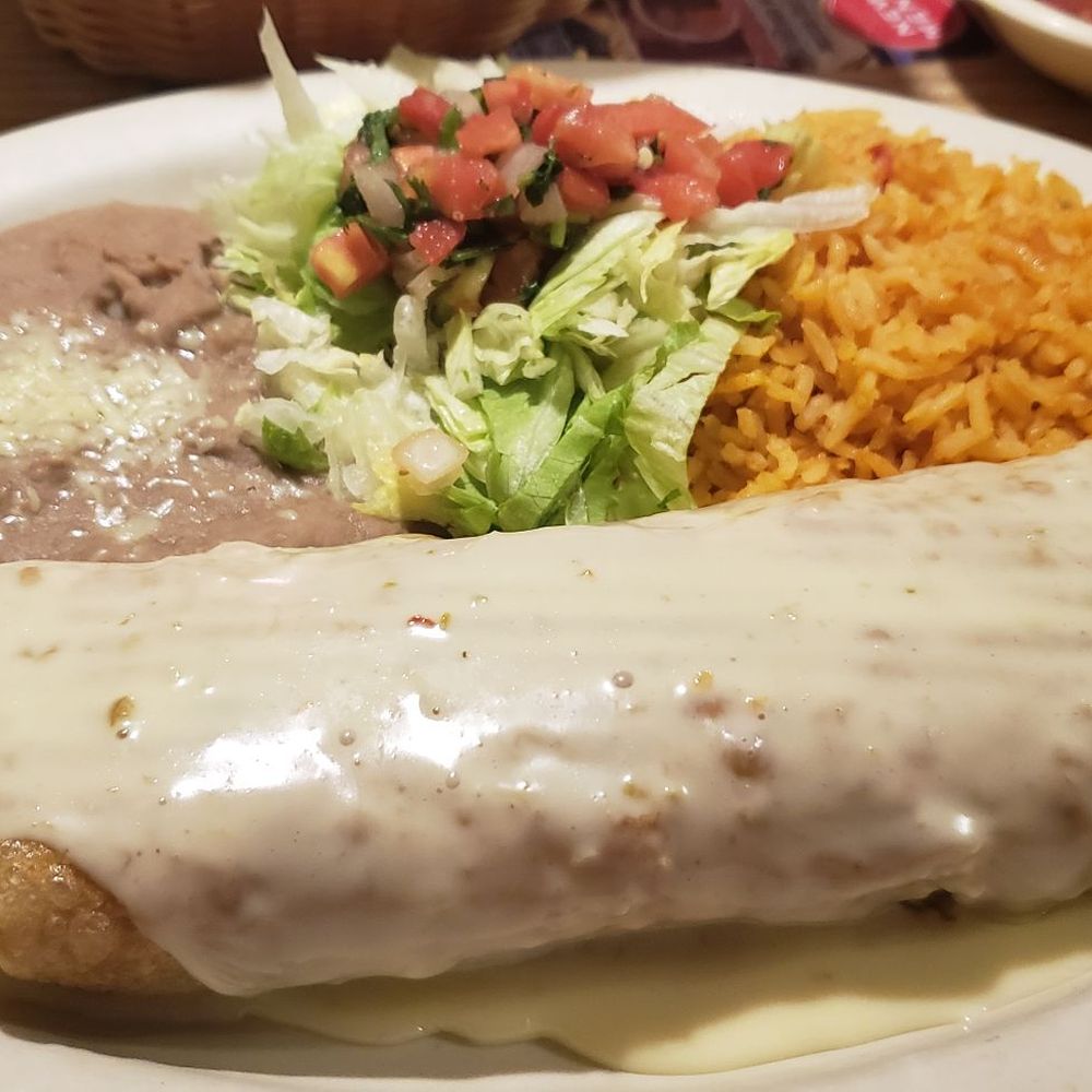 Casa don Pedro - Vegetarian chimichangas! - Mexican Near Me - Clinton, Tennessee