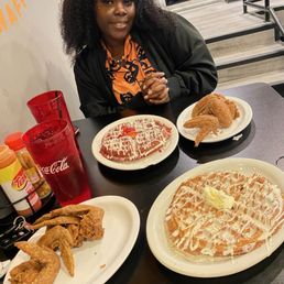 Food was seasoned perfect and came out fast . Waitress was super friendly and attentive. Food was seasoned perfect and came out fast . Waitress was super friendly and attentive.