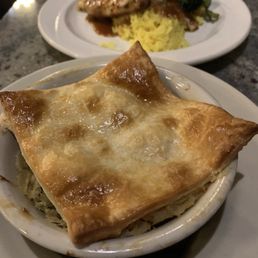 Chicken pot pie and teriyaki chicken Chicken pot pie and teriyaki chicken