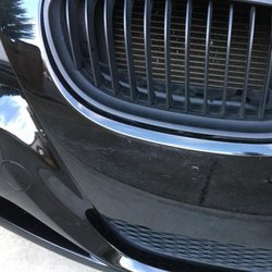 Chevron - Scratches from their car wash.
