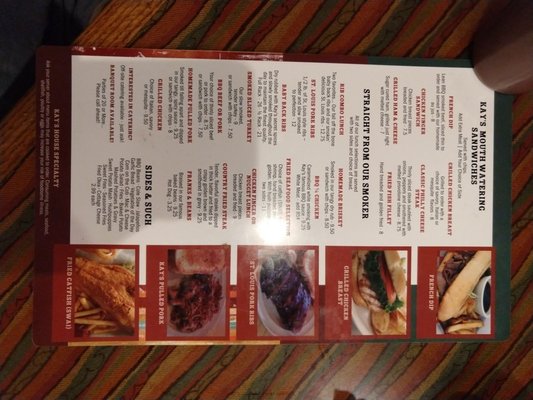 Menu photo 2 Kay's Bar-B-Que and Steaks Cocoa, FL