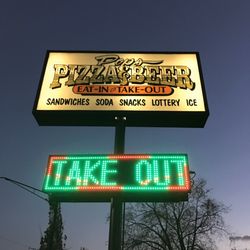 Pops Pizza & Beer - Sign