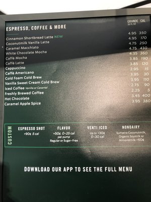 Menu photo 2 Starbucks Sterling Heights, MI Menu photo 2 Starbucks Sterling Heights, MI