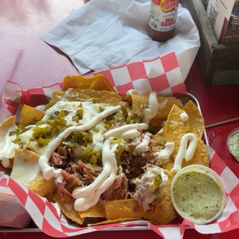 Big Mike's BBQ - Bbq loaded nachos - Barbeque Near Me - Mills River, North Carolina