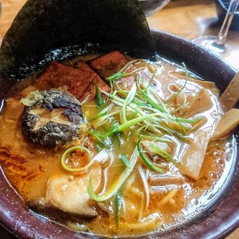 Shizen - Spicy Garlic Miso Ramen ($14) - 3.5 stars. Good if you're craving ramen, not worth going out of your way to order. Mon dinner 2017-07-03 - Sushi Bars Near Me - San Francisco, California Shizen - Spicy Garlic Miso Ramen ($14) - 3.5 stars. Good if you're craving ramen, not worth going out of your way to order. Mon dinner 2017-07-03 - Sushi Bars Near Me - San Francisco, California