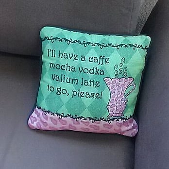 Double Wired Espresso - funny pillow, ha - Coffee & Tea Near Me - Renton, Washington Double Wired Espresso - funny pillow, ha - Coffee & Tea Near Me - Renton, Washington