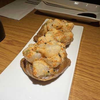 Sancha Sushi - Scallop tofu pocket - Sushi Bars Near Me - San Francisco, California Sancha Sushi - Scallop tofu pocket - Sushi Bars Near Me - San Francisco, California