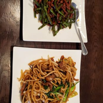 Dumpling Xuan - Beef & string beans. Shanghai noodles - Chinese Near Me - Cambridge, Massachusetts