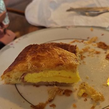 Cameo Cakery and Cafe - Ham egg and cheese croissant, not what I expected but yummy - Bakeries Near Me - Richmond, Virginia