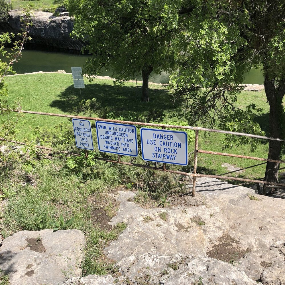 Tonkawa Falls Park - Rules to follow for going down to the river. If your unsteady on your feet suggest that you be very careful on the stairway. - Parks Near Me - Crawford, Texas Tonkawa Falls Park - Rules to follow for going down to the river. If your unsteady on your feet suggest that you be very careful on the stairway. - Parks Near Me - Crawford, Texas