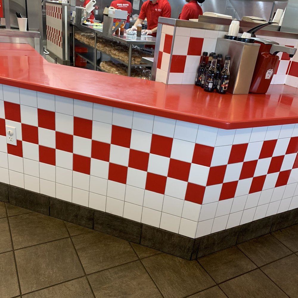 Five Guys - the lady with the bun isn't wearing a mask. I thought it was a requirement...... - Burgers Near Me - Rancho Cucamonga, California Five Guys - the lady with the bun isn't wearing a mask. I thought it was a requirement...... - Burgers Near Me - Rancho Cucamonga, California