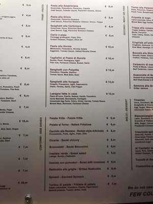 Menu photo 7 Bacco in Trastevere Rome, RM Menu photo 7 Bacco in Trastevere Rome, RM