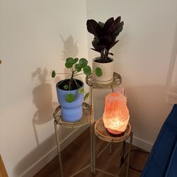 Heather and Earth Oils - Rock salt lamp I purchased.