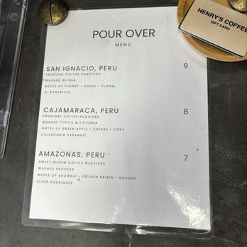 Henry’s Coffee - Menu - Coffee & Tea Near Me - Santa Clarita, California Henry’s Coffee - Menu - Coffee & Tea Near Me - Santa Clarita, California