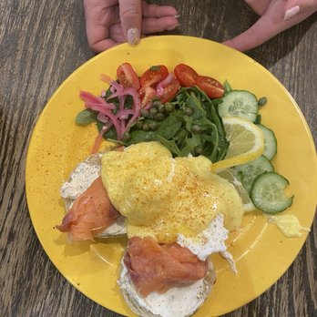 Eggcellent Cafe - Royale Lox Benny - Coffee & Tea Near Me - Philadelphia, Pennsylvania