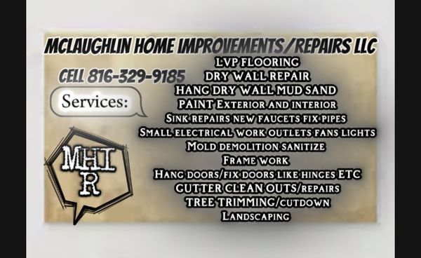 McLaughlin Home Improvement & Repairs Logo