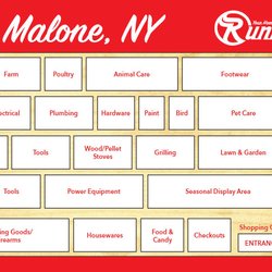 Runnings - Malone Runnings store map