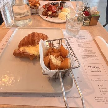 Cecile Bakery + Cafe - Eggs Benedict croissant and French toast - Bakeries Near Me - Miami, Florida Cecile Bakery + Cafe - Eggs Benedict croissant and French toast - Bakeries Near Me - Miami, Florida