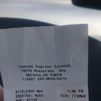 Tsunami Express Car Wash - Car Wash Near Me - Norwalk, California