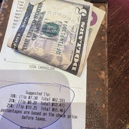Is it me or is it rude for the server to circle the tip section of the receipt? Is it me or is it rude for the server to circle the tip section of the receipt?