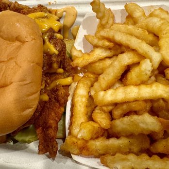 Dave's Hot Chicken - Dave's #4 1 Slider with Fries - Chicken Shop Near Me - El Cerrito, California Dave's Hot Chicken - Dave's #4 1 Slider with Fries - Chicken Shop Near Me - El Cerrito, California