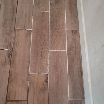 Steamy Concepts - Its gray tile but lighting make it look brown. - Carpet Cleaning Near Me - Tucson, Arizona