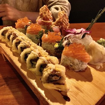 Sushido - Mariners, Tripl3 Threat, and The Mountain rolls. Gorgeous presentation - Sushi Bars Near Me - Tacoma, Washington
