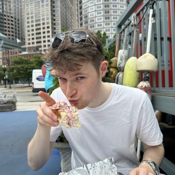 James Hook & Co - Half of a lobster roll - Seafood Near Me - Boston, Massachusetts