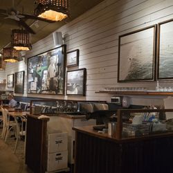 Right side of the restaurant