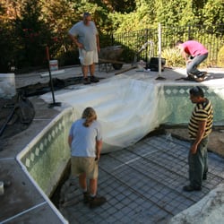 Rebar placed