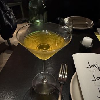 Jaji - Saffron martini - Afghan Near Me - Oakland, California
