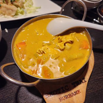 Exotic Thai Cuisine - Yellow Curry. - Thai Near Me - Burbank, California Exotic Thai Cuisine - Yellow Curry. - Thai Near Me - Burbank, California
