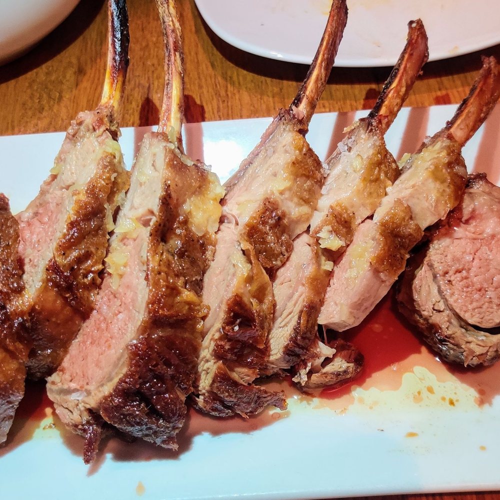 Moya - 20 oz. Rack of lamb - New American Near Me - Jim Thorpe, Pennsylvania Moya - 20 oz. Rack of lamb - New American Near Me - Jim Thorpe, Pennsylvania