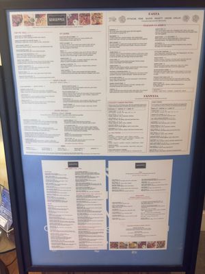 Menu photo 5 Guiseppes Palm Desert, CA