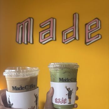 Made Coffee - Dirty horchata, oat matcha chacha - Coffee & Tea Near Me - Costa Mesa, California Made Coffee - Dirty horchata, oat matcha chacha - Coffee & Tea Near Me - Costa Mesa, California
