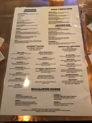 Menu photo 1 El Centro Dedham, MA