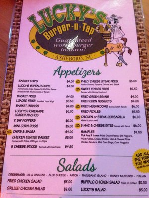 Menu photo 5 Lucky's Burger-N-Tap Asheboro, NC Menu photo 5 Lucky's Burger-N-Tap Asheboro, NC