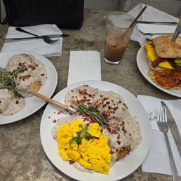 Biscuits and gravy & the rustic Sandwich