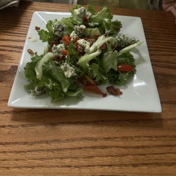 Cork and Table - BLT Blue Cheese and Bacon Salad-  Delicious!!! - Wine Bars Near Me - Fredericksburg, Virginia