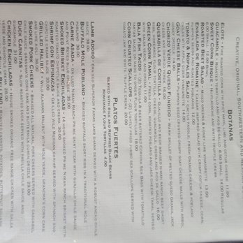 Elote Cafe - Menu - Bars Near Me - Sedona, Arizona Elote Cafe - Menu - Bars Near Me - Sedona, Arizona