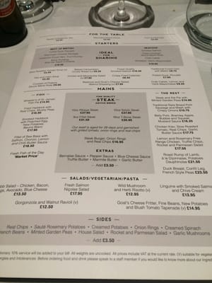 Menu photo 3 Marco Pierre White Steakhouse Birmingham, XWM