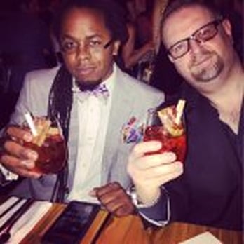Committee - Myself and the Legendary Tony Hyppolite enjoying my new favorite drink THE SMOKEHOUSE!!!! - Mediterranean Near Me - Boston, Massachusetts