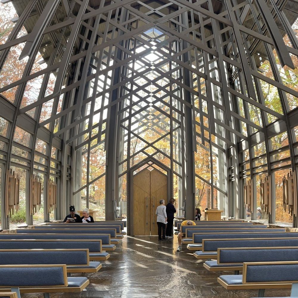Thorncrown Chapel - Inside - Landmarks & Historical Buildings Near Me - Eureka Springs, Arkansas Thorncrown Chapel - Inside - Landmarks & Historical Buildings Near Me - Eureka Springs, Arkansas