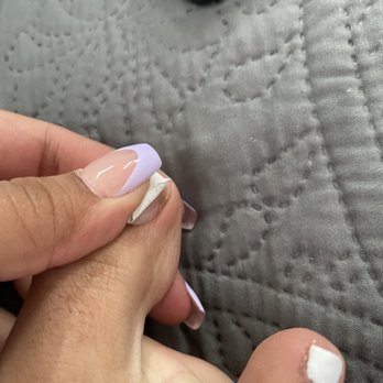 CJ Nails- Lashes & 3D Microblading - How my nails were left the day I got them done - Nail Salons Near Me - South Gate, California CJ Nails- Lashes & 3D Microblading - How my nails were left the day I got them done - Nail Salons Near Me - South Gate, California