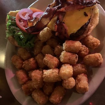 Vortex Bar & Grill - Bacon burger with tater tots - American Near Me - Atlanta, Georgia Vortex Bar & Grill - Bacon burger with tater tots - American Near Me - Atlanta, Georgia