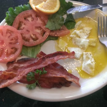 Sunrise Cafe - Typical cafe. Old plated bacon, fresh eggs and lousy tomatoes. Dennys is better and I don't like Dennys. - American Near Me - San Clemente, California Sunrise Cafe - Typical cafe. Old plated bacon, fresh eggs and lousy tomatoes. Dennys is better and I don't like Dennys. - American Near Me - San Clemente, California